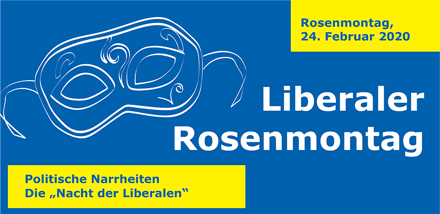 Liberaler Rosenmontag am 24. Februar 2020 im Hotel Bayerischer Hof, München
